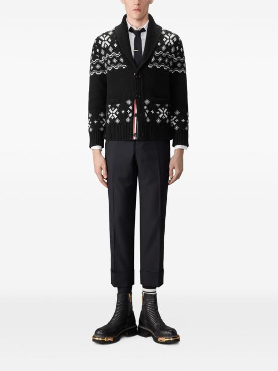  톰브라운 가디건 MKC658A Y2007001 BLACK - THOM BROWNE