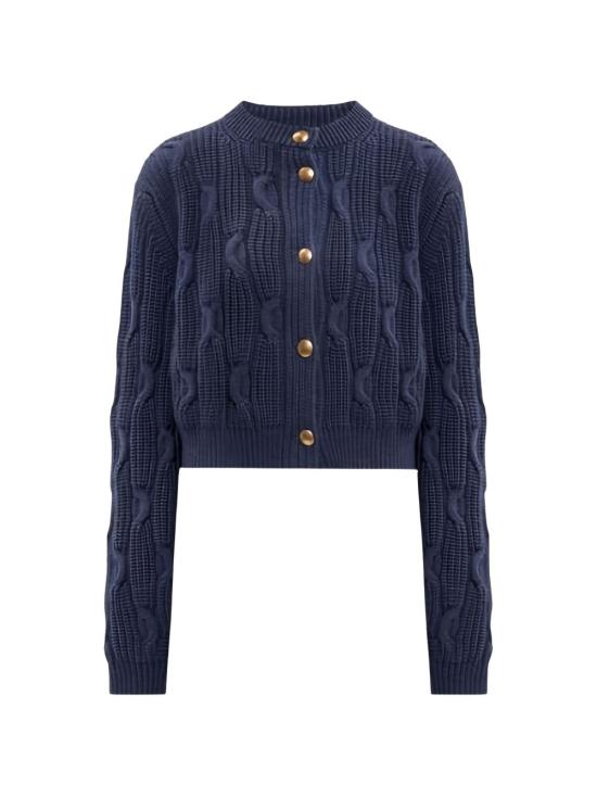26FW 트윈셋 가디건 262TT3011 S2205301410 BLU INDACO - TWINSET
