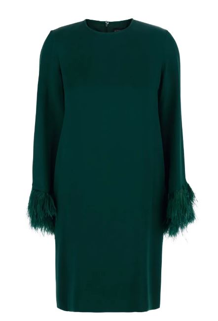 26FW 안토넬리 피렌체 미디 원피스 R6493 355C371 DARK GREEN