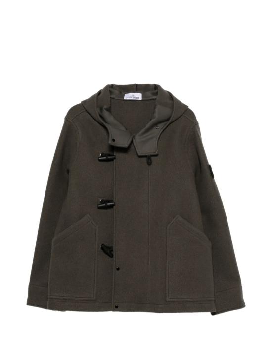 26FW 스톤 아일랜드 헤비 멜톤 울 캐시미어 쇼트 파카 L2S154100039S0453 V0062 GRIGIO