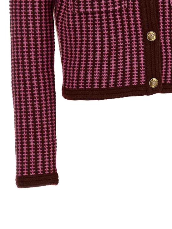 26FW 베르사체 스웨터 1026546 1A190522P6H0 MULBERRY PINK - VERSACE