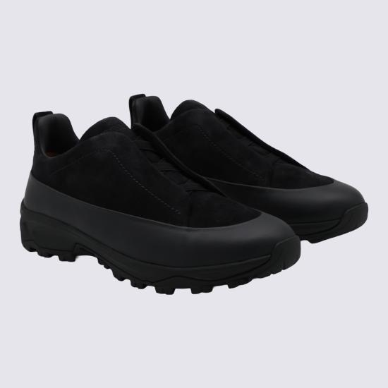 26FW 에르메네질도제냐 스니커즈 LHNEL S7008ZBNZ NAVY - ERMENEGILDO ZEGNA