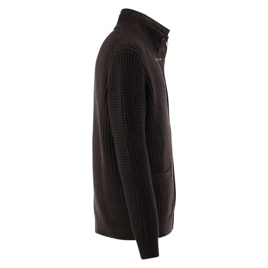 26FW 페이 니트웨어 NMMC2532010YPZ DARK BROWN - FAY