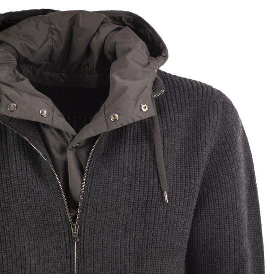 26FW 에르노 니트웨어 MC000195U ANTHRACITE - HERNO