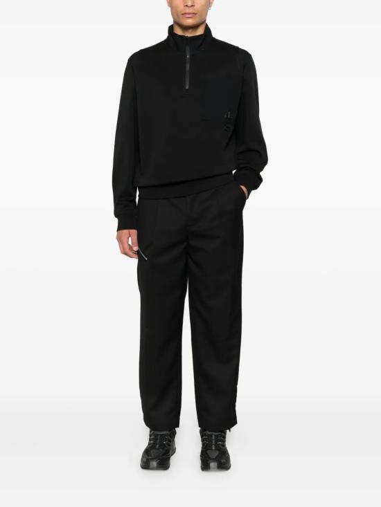 26FW 무스너클 긴팔 티셔츠 M35MS615 292 NERO - MOOSE KNUCKLES