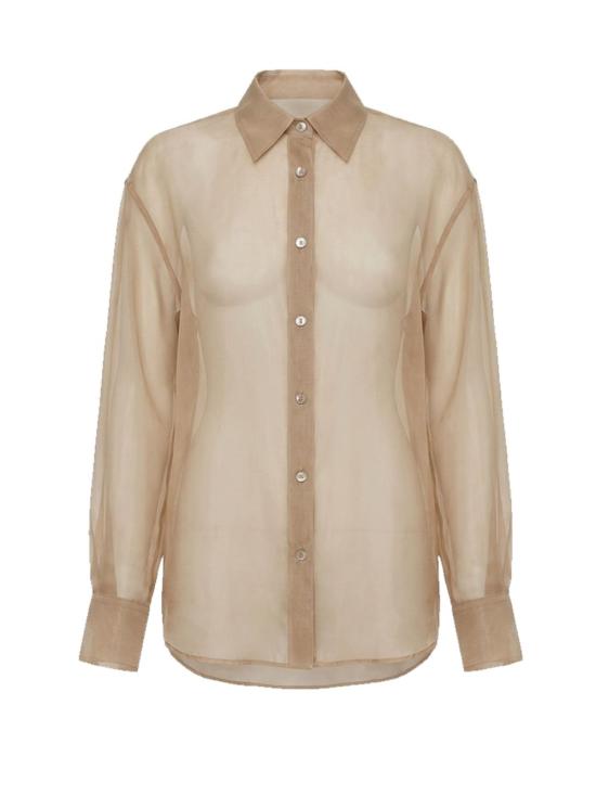 26SS 더프랭키샵 셔츠 CHFS142462570 DESERT SAND - THE FRANKIE SHOP