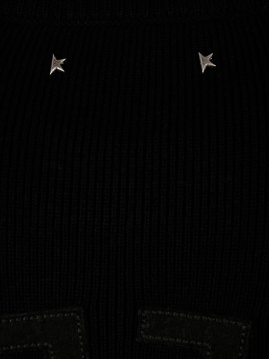 26FW 골든구스 Golden 레터링 밀리터리 크루넥 스웨터 GMP00841 P00197290100 BLACK - GOLDEN GOOSE