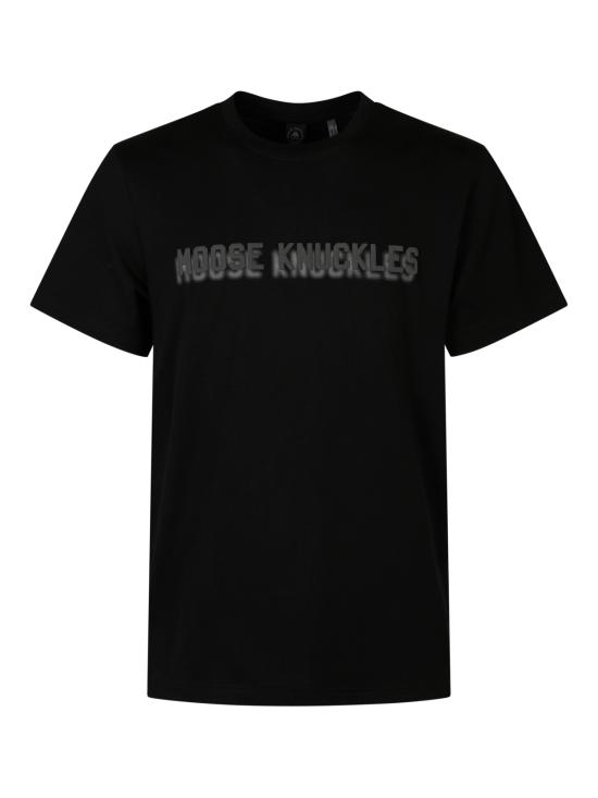 26FW 무스너클 반팔 티셔츠 M36MT719 292 BLACK - MOOSE KNUCKLES