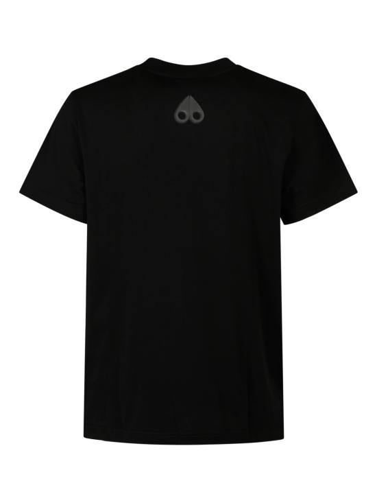 26FW 무스너클 반팔 티셔츠 M36MT719 292 BLACK - MOOSE KNUCKLES