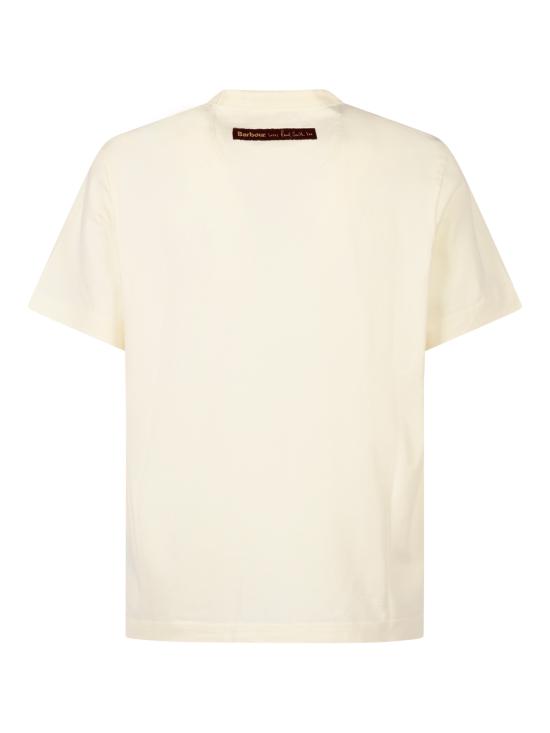 26FW 바버 반팔 티셔츠 MTS1697WH32 WHISPER WHITE - BARBOUR