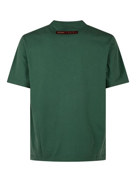 26FW 바버 반팔 티셔츠 MTS1696GN75 BOTTLE GREEN - BARBOUR