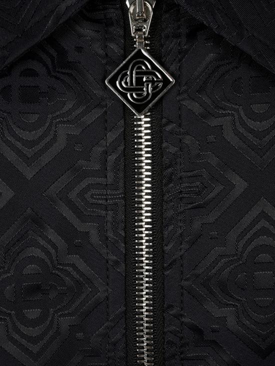 26FW 카사블랑카 자켓 MAW26SH30301 BLACK RADIATING MONOGRAM - CASABLANCA
