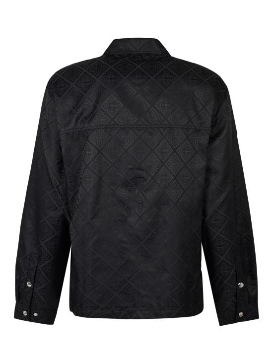 26FW 카사블랑카 자켓 MAW26SH30301 BLACK RADIATING MONOGRAM - CASABLANCA
