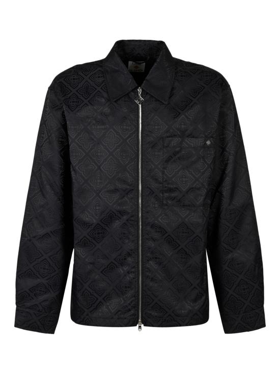26FW 카사블랑카 자켓 MAW26SH30301 BLACK RADIATING MONOGRAM