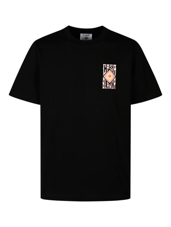 26FW 카사블랑카 반팔 티셔츠 MAW26JTS00115 BLACK HERMONS MIRAGE - CASABLANCA
