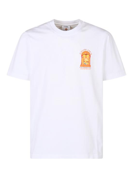 26FW 카사블랑카 셔츠 MAW26JTS00112 BRIGHT WHITE HERMONS MIRAGE