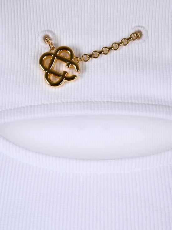 26FW 카사블랑카 반팔 티셔츠 WAW26JTS09601 WHITE - CASABLANCA