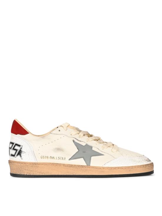 26FW 골든구스 볼 스타 스웨이드 스니커즈 GMF00117 F00677712155 WHITE SILVER BLUE RED