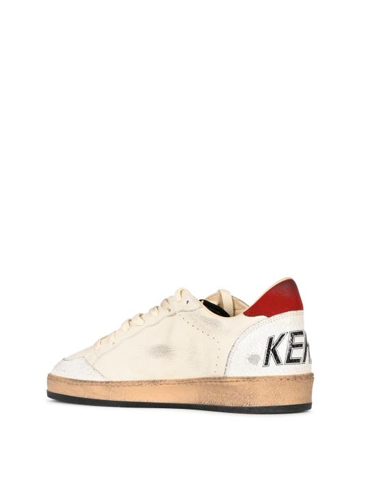 26FW 골든구스 볼 스타 스웨이드 스니커즈 GMF00117 F00677712155 WHITE SILVER BLUE RED - GOLDEN GOOSE