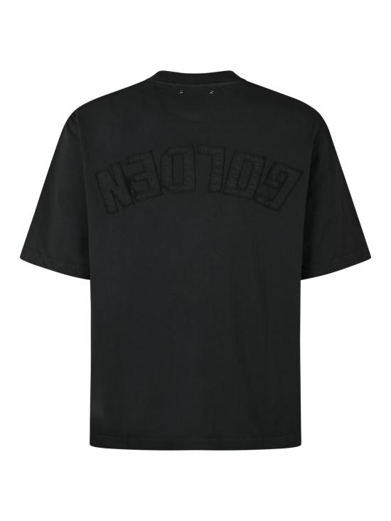 26FW 골든구스 반팔 티셔츠 GUP01873 P00157690456 WASHED BLACK - GOLDEN GOOSE
