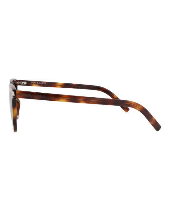  생로랑 블랙 프레임 렉탱귤러 선글라스 SL716SLIM 30015807 003 20356 NS Brown - SAINT LAURENT