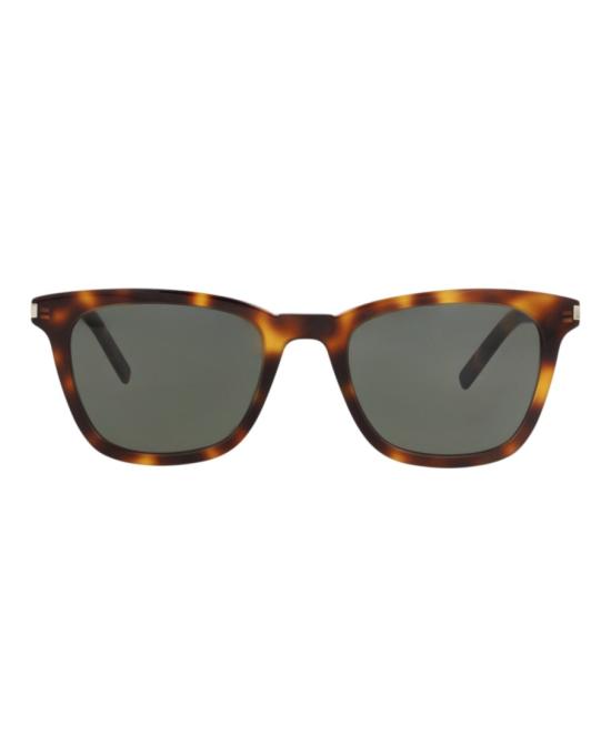 생로랑 블랙 프레임 렉탱귤러 선글라스 SL716SLIM 30015807 003 20356 NS Brown