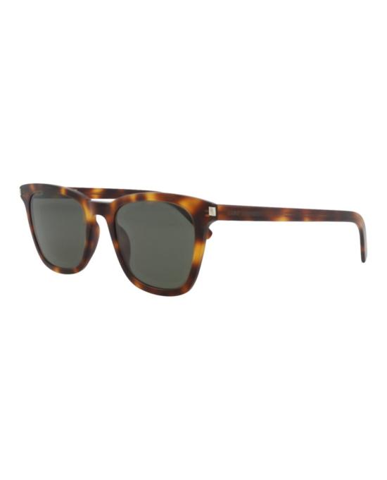  생로랑 블랙 프레임 렉탱귤러 선글라스 SL716SLIM 30015807 003 20356 NS Brown - SAINT LAURENT