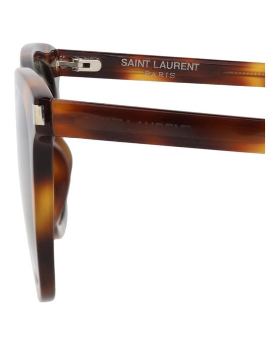  생로랑 블랙 프레임 렉탱귤러 선글라스 SL716SLIM 30015807 003 20356 NS Brown - SAINT LAURENT