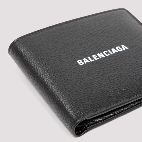 26FW 발렌시아가 캐쉬 스퀘어 반지갑 594549 1IZI3 1090 BLACK - BALENCIAGA