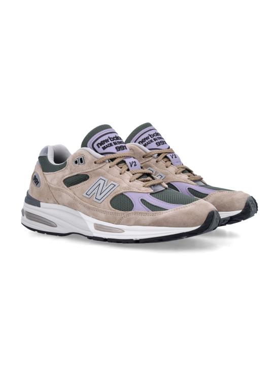 26SS 뉴발란스 991 스니커즈 U991DL2 TAN TAN GREEN PURPLE - NEW BALANCE