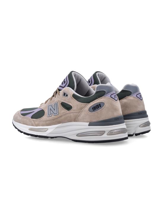 26SS 뉴발란스 991 스니커즈 U991DL2 TAN TAN GREEN PURPLE - NEW BALANCE