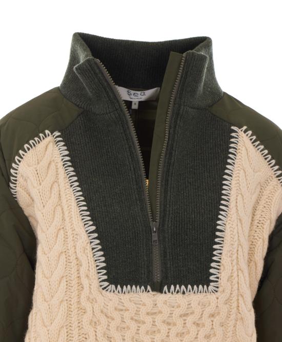 26FW 씨뉴욕 스웨터 067 ARMY GREEN - SEA NY