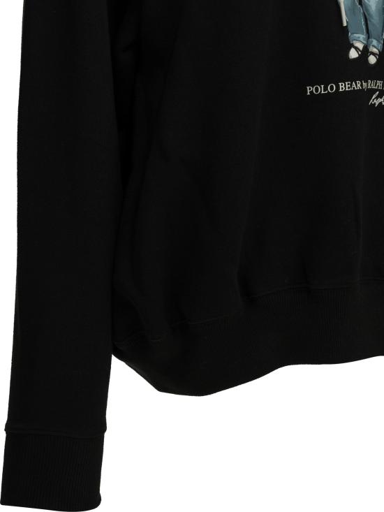 26FW 폴로 랄프로렌 긴팔 티셔츠 홀리데이 폴로 베어 스웨트셔츠 블랙 - POLO RALPH LAUREN