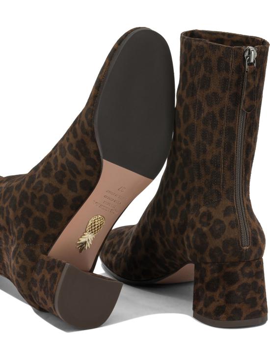 26FW 아쿠아주라 부츠 생트 오노레 50mm  및 앵클  브라운 - AQUAZZURA