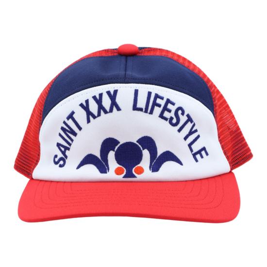 26FW 세인트 미카엘 모자 SMMK10000077NAVY RED Multicolor