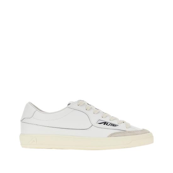 26FW 오트리 WINDSCAPE 로우 스니커즈 캔버스 SCLMUK01 White