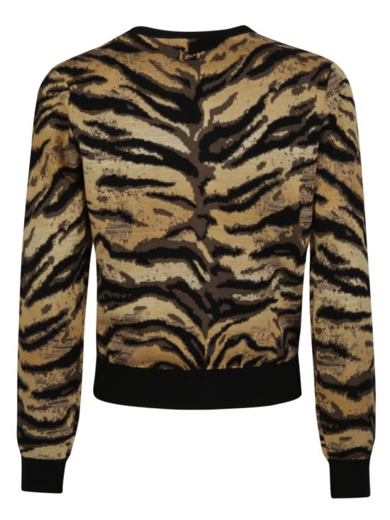 26SS 겐조 니트웨어 FG52CA7363DO Brown - KENZO