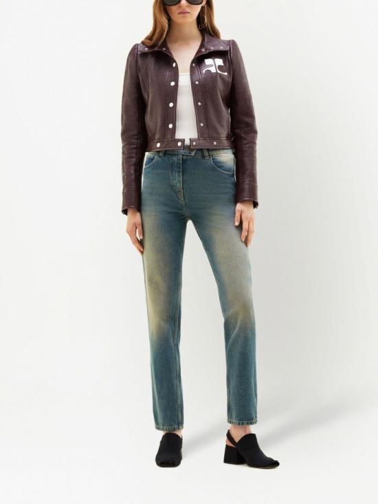 26FW 쿠레쥬 자켓 PERCBL005VY00144010 Burgundy - COURREGES