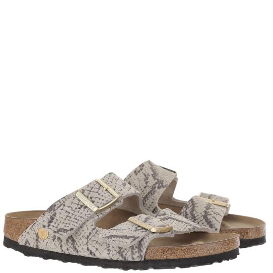 26FW 버켄스탁 샌들 1033065SNAKEOYSTER Grey - BIRKENSTOCK