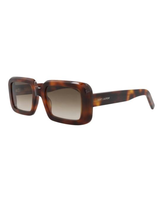  생로랑 아세테이트 렉탕글 선라이즈 선글라스 SL534SUNRI 30013252 012 20355 NS Brown - SAINT LAURENT