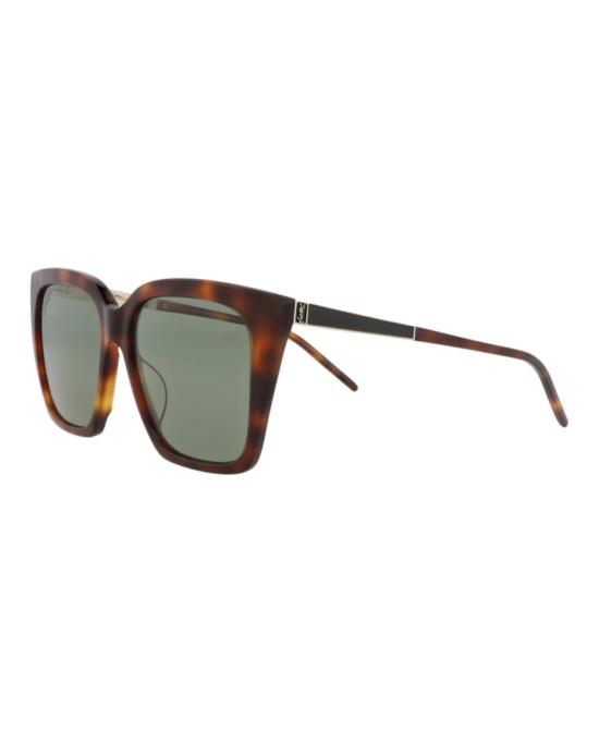  생로랑 모노그램 스퀘어 선글라스 SLM100 30013271 003 20352 NS Brown - SAINT LAURENT
