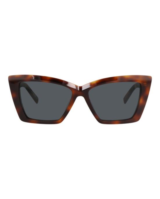  생로랑 아세테이트 캣아이 선글라스 SL657F 30015235 002 20952 NS Brown