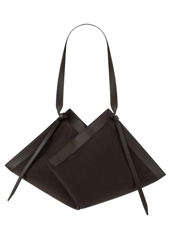 26FW 유제피 숄더백 WONTON SUEDE GANACHE Brown