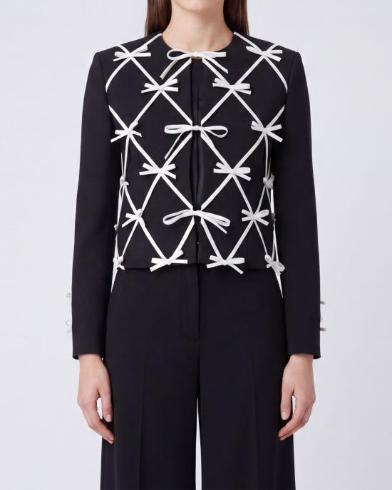 26FW 모스키노 자켓 0502 5521 0555 NERO BIANCO - MOSCHINO