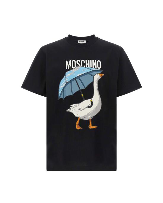 26FW 모스키노 반팔 티셔츠 0716 5241 1555 NERO MULTI