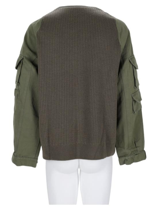 26FW 발망 니트웨어 HH1KD188KK29 7KH Green - BALMAIN