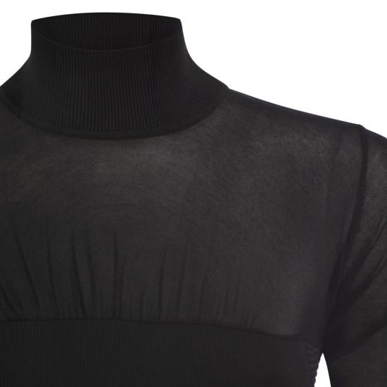 26FW 엘리자베타프랜치 바디수트 티셔츠 BK09B67E2 BLACK - ELISABETTA FRANCHI