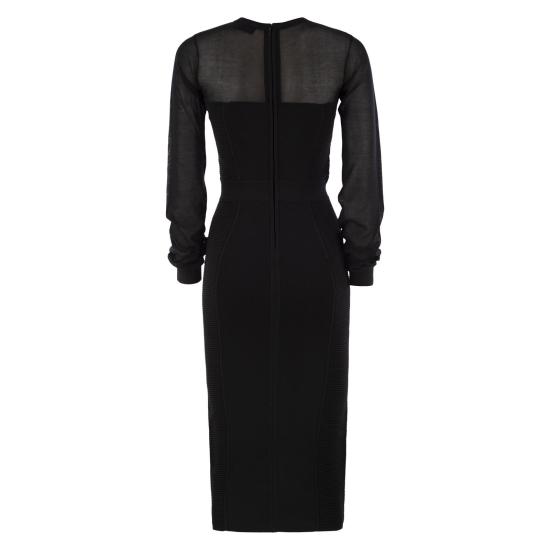 26FW 엘리자베타프랜치 미디 원피스 AM53B67E2 BLACK - ELISABETTA FRANCHI