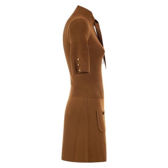 26FW 엘리자베타프랜치 미디 원피스 AM04S66E2 BROWN - ELISABETTA FRANCHI