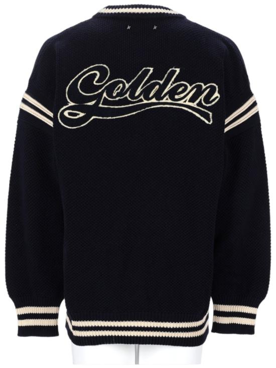 26FW 골든구스 니트웨어 GMP02863 P00267250486 Blue - GOLDEN GOOSE